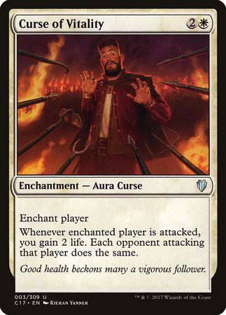 Curse of Vitality [Commander 2017] - Destination Retro