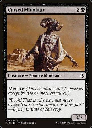 Cursed Minotaur [Amonkhet] - Destination Retro