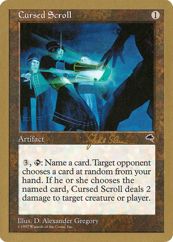 Cursed Scroll (Jakub Slemr) [World Championship Decks 1999] - Destination Retro