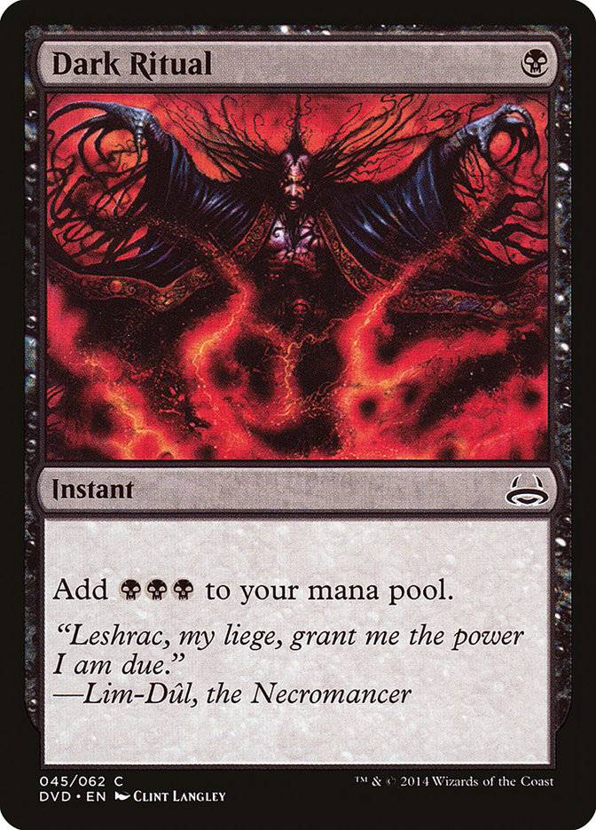 Dark Ritual (Divine vs. Demonic) [Duel Decks Anthology] - Destination Retro