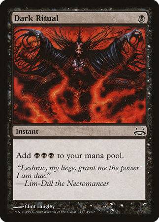 Dark Ritual [Duel Decks: Divine vs. Demonic] - Destination Retro