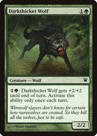 Darkthicket Wolf [Innistrad] - Destination Retro