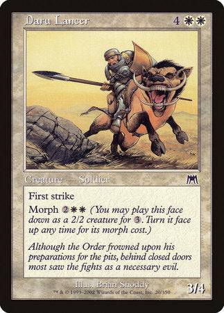 Daru Lancer [Onslaught] - Destination Retro