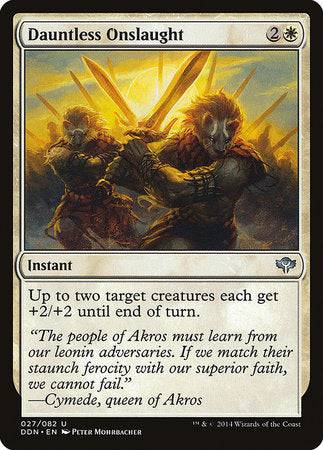 Dauntless Onslaught [Duel Decks: Speed vs. Cunning] - Destination Retro
