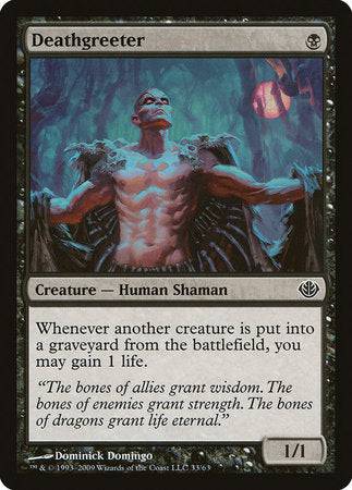Deathgreeter [Duel Decks: Garruk vs. Liliana] - Destination Retro