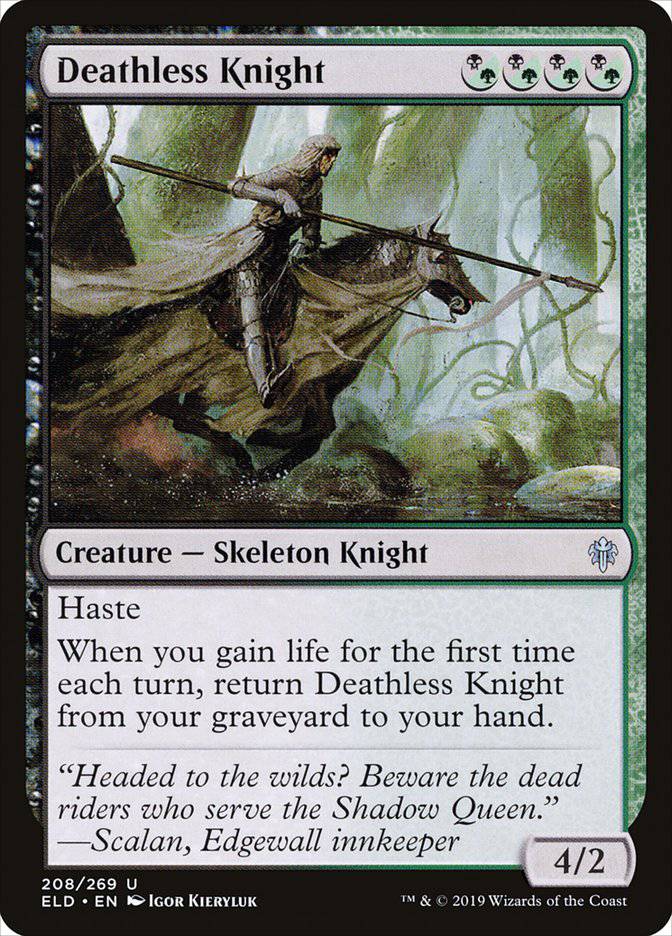 Deathless Knight [Throne of Eldraine] - Destination Retro