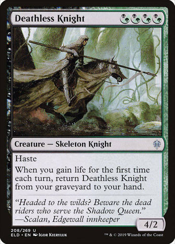 Deathless Knight [Throne of Eldraine] - Destination Retro
