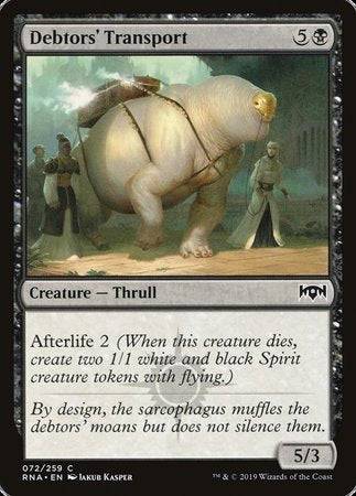 Debtors' Transport [Ravnica Allegiance] - Destination Retro