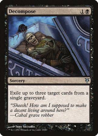 Decompose [Duel Decks: Sorin vs. Tibalt] - Destination Retro