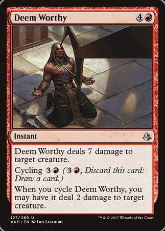 Deem Worthy [Amonkhet] - Destination Retro