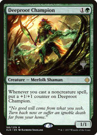 Deeproot Champion [Ixalan Promos] - Destination Retro