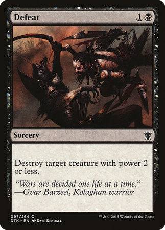 Defeat [Dragons of Tarkir] - Destination Retro