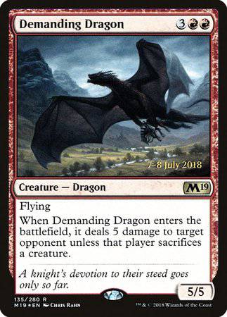 Demanding Dragon [Core Set 2019 Promos] - Destination Retro