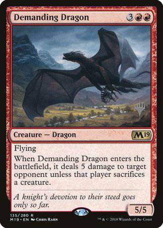Demanding Dragon [Core Set 2019 Promos] - Destination Retro