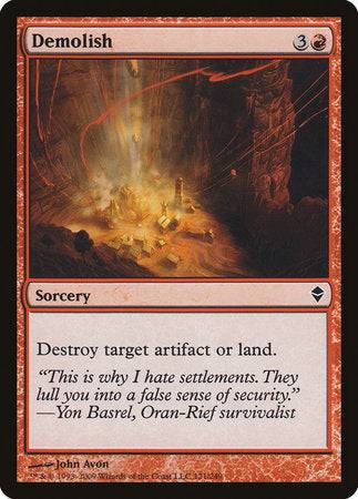 Demolish [Zendikar] - Destination Retro