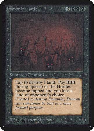 Demonic Hordes [Limited Edition Alpha] - Destination Retro