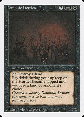Demonic Hordes [Revised Edition] - Destination Retro