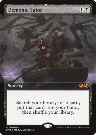 Demonic Tutor [Ultimate Box Topper] - Destination Retro