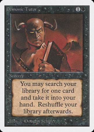Demonic Tutor [Unlimited Edition] - Destination Retro
