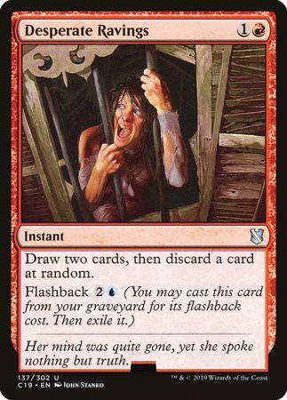 Desperate Ravings [Commander 2019] - Destination Retro