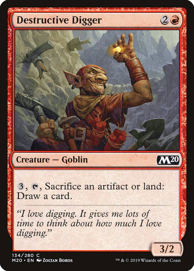 Destructive Digger [Core Set 2020] - Destination Retro