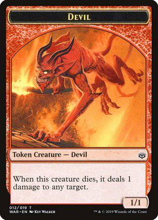 Devil Token [War of the Spark Tokens] - Destination Retro