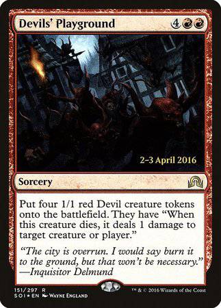 Devils' Playground [Shadows over Innistrad Promos] - Destination Retro