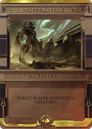 Diabolic Edict [Amonkhet Invocations] - Destination Retro