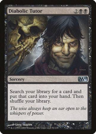 Diabolic Tutor [Magic 2010] - Destination Retro