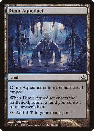 Dimir Aqueduct [Commander 2011] - Destination Retro
