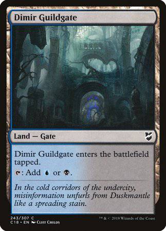 Dimir Guildgate [Commander 2018] - Destination Retro