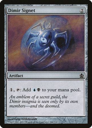 Dimir Signet [Commander 2011] - Destination Retro