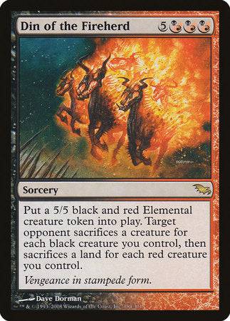 Din of the Fireherd [Shadowmoor] - Destination Retro
