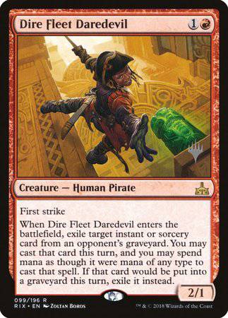 Dire Fleet Daredevil [Rivals of Ixalan Promos] - Destination Retro