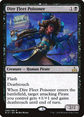 Dire Fleet Poisoner [Rivals of Ixalan Promos] - Destination Retro