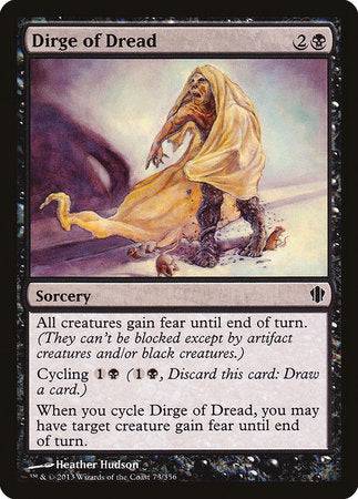 Dirge of Dread [Commander 2013] - Destination Retro