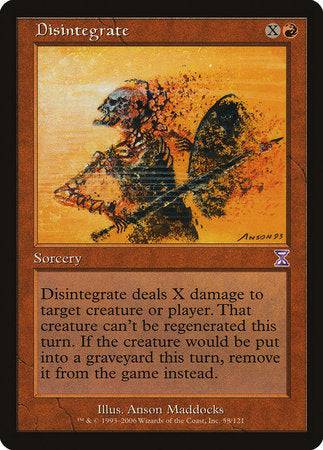 Disintegrate [Time Spiral Timeshifted] - Destination Retro