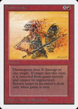 Disintegrate [Unlimited Edition] - Destination Retro