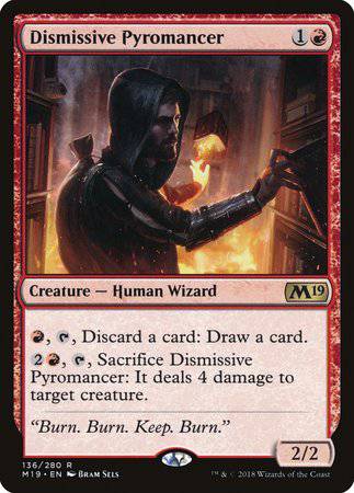Dismissive Pyromancer [Core Set 2019] - Destination Retro