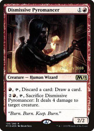 Dismissive Pyromancer [Core Set 2019 Promos] - Destination Retro