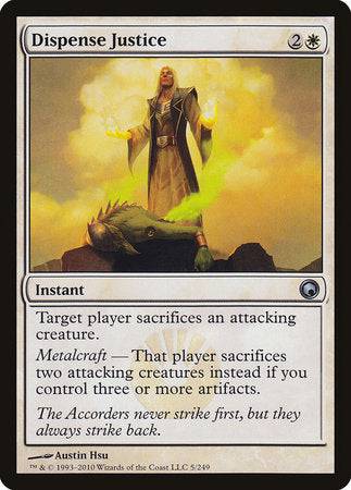 Dispense Justice [Scars of Mirrodin] - Destination Retro