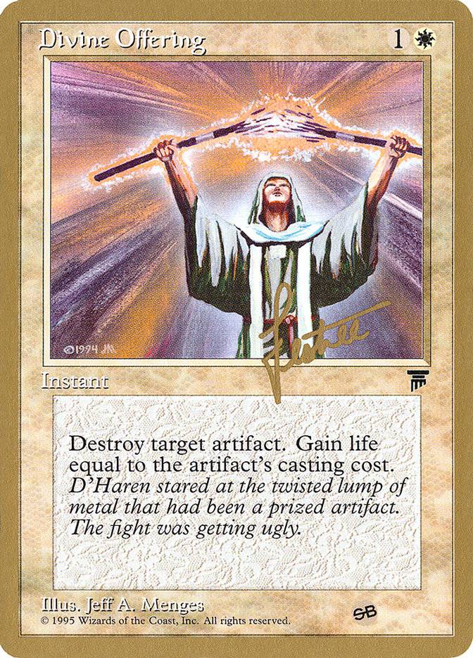 Divine Offering (Bertrand Lestree) (SB) [Pro Tour Collector Set] - Destination Retro