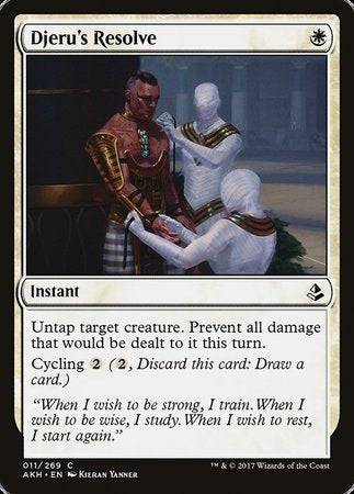 Djeru's Resolve [Amonkhet] - Destination Retro