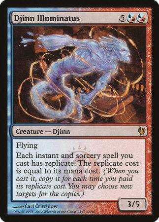 Djinn Illuminatus [Duel Decks: Izzet vs. Golgari] - Destination Retro