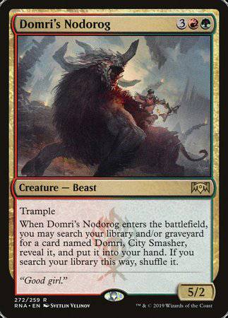 Domri's Nodorog [Ravnica Allegiance] - Destination Retro