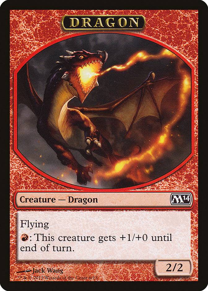 Dragon [Magic 2014 Tokens] - Destination Retro