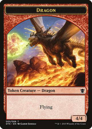 Dragon Token [Dragons of Tarkir Tokens] - Destination Retro