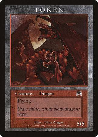 Dragon Token (Onslaught) [Magic Player Rewards 2002] - Destination Retro