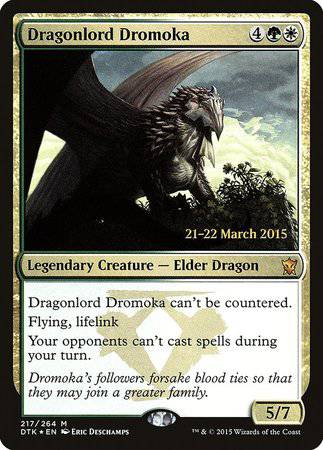 Dragonlord Dromoka [Dragons of Tarkir Promos] - Destination Retro