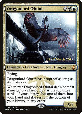 Dragonlord Ojutai [Dragons of Tarkir Promos] - Destination Retro